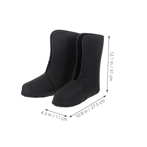 Forro impermeable para botas de nieve Toyvian capas interiores acogedoras gris 3