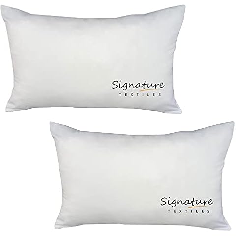 Pillows Pack of 2 Standard Size Extra Soft Filling Hotel Quality Comfortable Bed Pillow Bounce Back Pillow Suitable for Back and Side Sleepers Body Pillow Set Sleeping Pillow Hollowfibre Cover