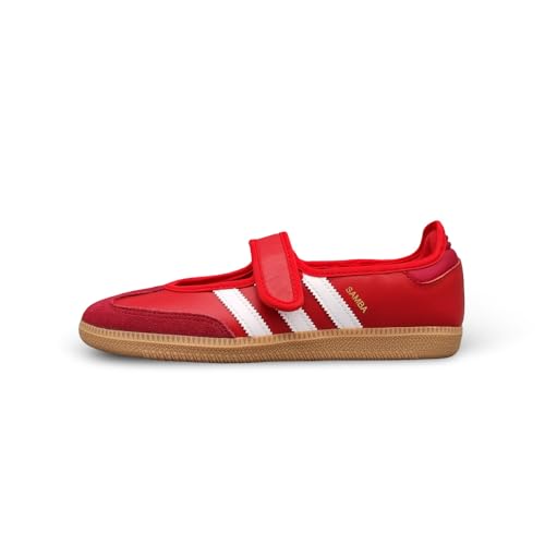 adidas Samba Jane Womens Sneaker (Scarlet Red Gum 6)