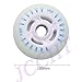 JCCHT Light Up Inline Skate Wheels 90mm, 100mm, 110mm 8Pcs LED Flashing Roller Wheels 90A PU for Indoor/Outdoor Scooter Replacement,Blue Light,100mm