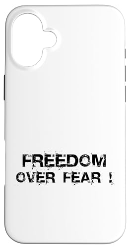 Freedom Over Fear �X�}�z�P�[�X iPhone 16 Plus �p