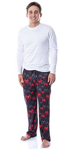 Marvel Mens' Spider-Man Vintage Superhero Icon Sleep Pajama Pants2