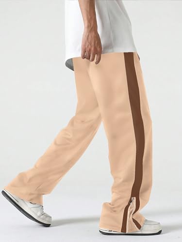 Image of Jump Cuts||Loose Fit Track Pants for Men||Lycra Blend Baggy Pants||Mens Stylish Baggy Track Pant