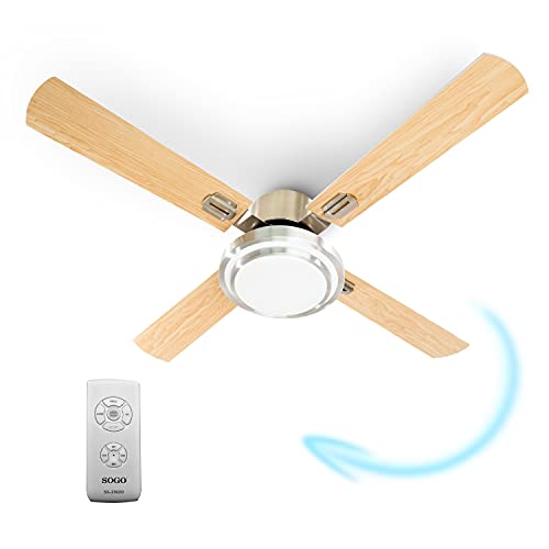 SOGO Ventilador de techo con luz