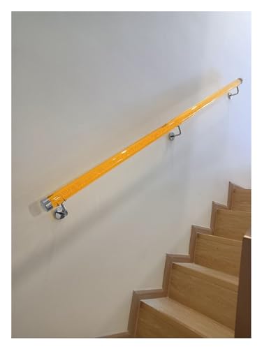 Rambarde d'escalier en acrylique transparent idéale pour la décoration de votre salon moderne
