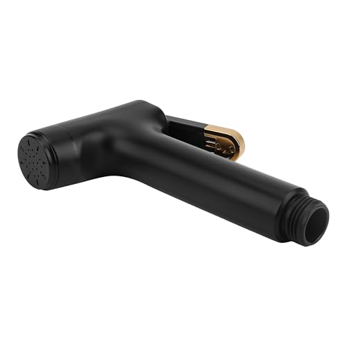 Image of Orvos Health Faucet, Golden Black, ABS Outer Body with Brass Pin Inside, Gun only, Jet Spray for high end Luxury Toilets