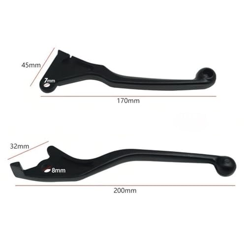 Palanca de freno y embrague de motocicleta HONDA CBF125 manetas de repuesto universales ATV 4