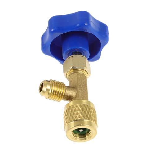 PRETYZOOM Adapter Bottle Coolant Opener Auto Can Tap Adapter Fitting Kit Sealed Valves Split Connector Refrigeration Adapter Brass