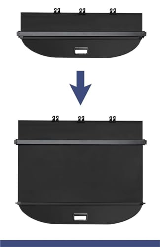 Cubierta de carga maletero retráctil Shuttle 2015 accesorios coche 3