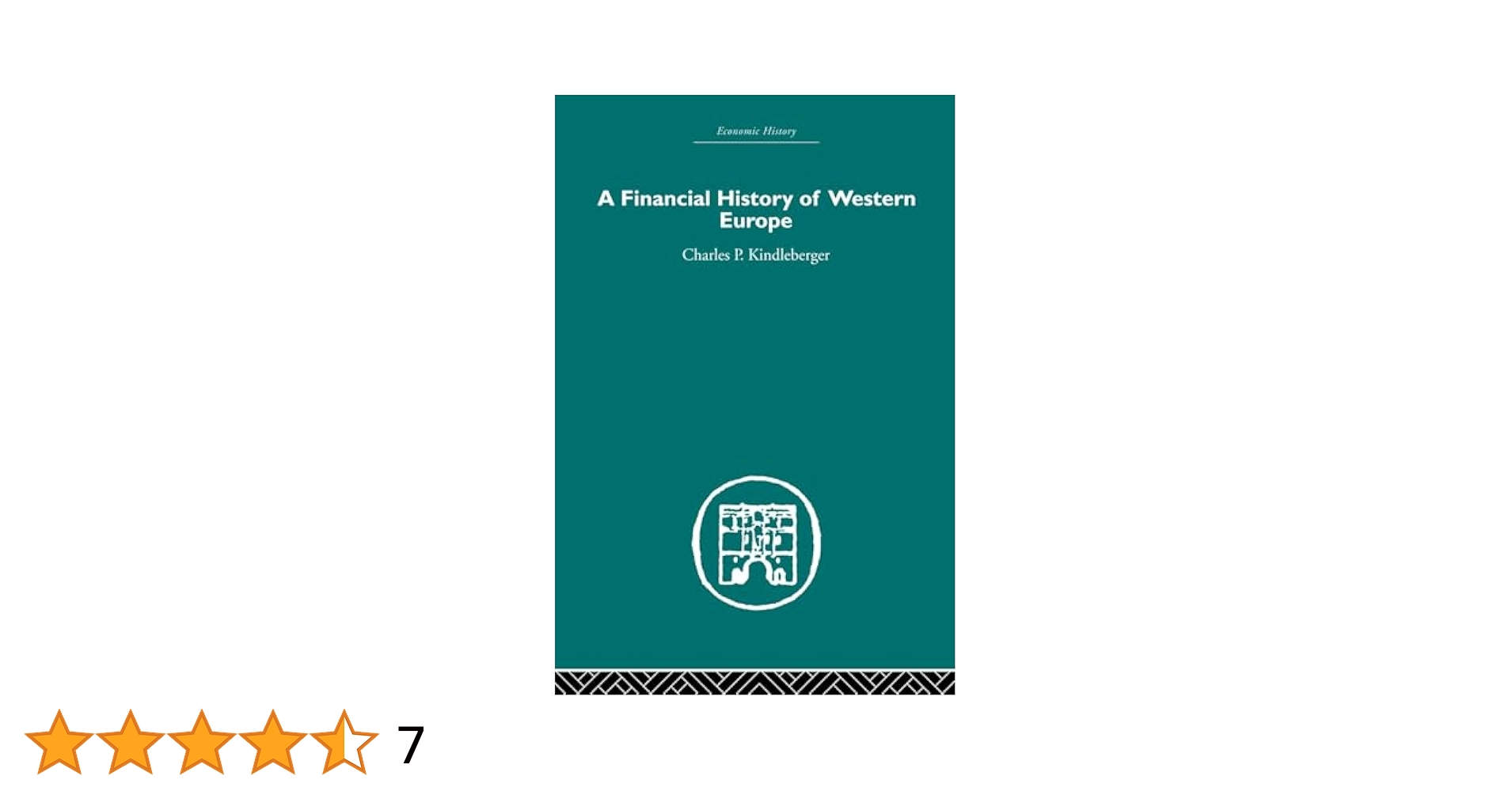 希少　A Financial History of Western Europe A Financial History of Western Europe - 1st Edition