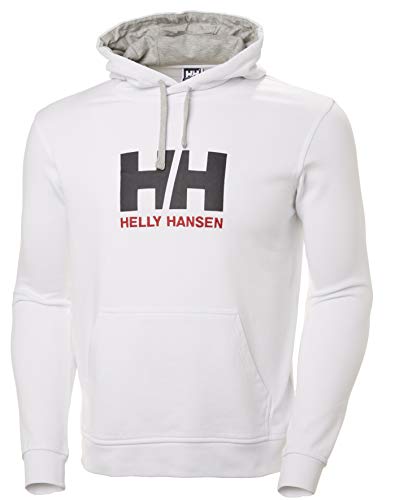 Helly Hansen Herren HH Logo Hoodie, Weiß, M