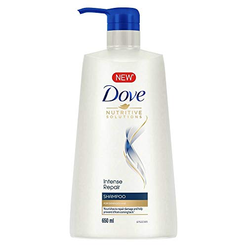 Image of Dove Intense Repair Shampoo, 650ml & Daily Shine Shampoo, 340ml