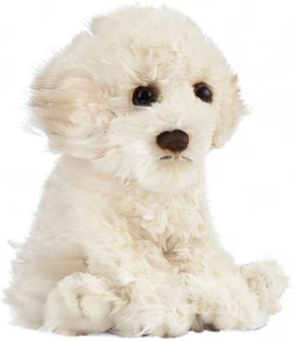 Living Nature Labradoddle Puppy Stuffed Animal | Fluffy Dog Animal | Soft Toy Gift for Kids | 6 inches - Image 8