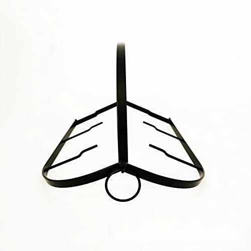 Anmeish 3 Tier Serving Stand Collapsible(Plate Not Included), Three Tiered Metal Cake Cupcake Dessert Pizza Display Standf, Fit For 4"-10" Plate (White) #TOP3