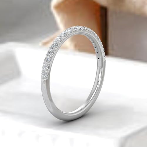 1/4 Carat Diamond Womens Wedding Band in 14K Gold (I1-I2 Clarity)4