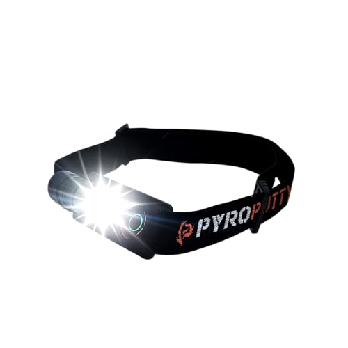 Phone Skope 3oz. Waterproof LED Headlamp with Red Light, Hands Free Torch for Hunting, Camping, or Backpacking, Rechargeable Battery, 2400 Lumen Output