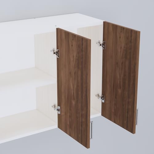 Image of SPECIALITY PANELS 3 Door Modular Wall Mounted Kitchen Cabinet with Adjustable Shelf Space Saving Storage Unit | Engineered Wood Cupboard for Kitchen Living Room Organizer Furniture | DIY Assembly