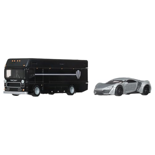 Image of Hot Wheels Team Transport W Motor LYKAN HYPERSPORT, Celebrates Racing Experience & Car Culture, Vehicles, 1:64 Scale Car & Transport, Gift for Race Fans & Toy Car Collectors