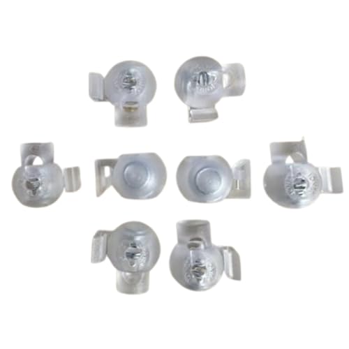 Image of Lescale Furnishings Roman Blind Clip-On Safety Toggles – Fits 4mm Fibreglass Rods – No Sewing Needed – Packs of 5, 10, 15, 20, 50 (5)