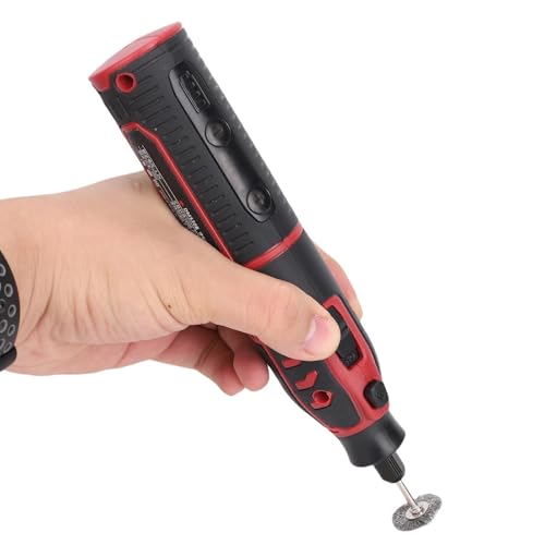 Image of 6-Speed Cordless Electric Engraver Pen for Stone Carving, Compact Polishing Grinder for DIY Projects