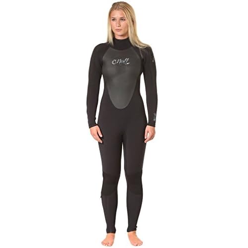 O'Neill Wetsuits Damen Neoprenanzug Epic 5/4 mm Full Wetsuit, Black, 12