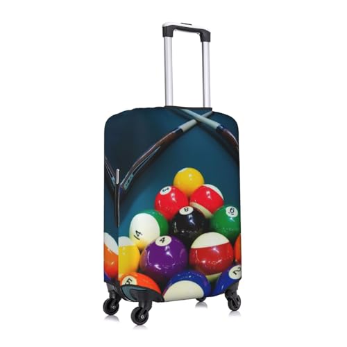 Billiard Printed Luggage Cover Elastic, Washable, Universal Fit 18-32 Inch Travel Suitcase Cover Easy To Identify3