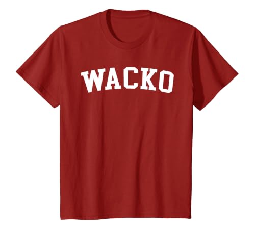 Wacko T-Shirt, Youth, Cranberry Red, Small
