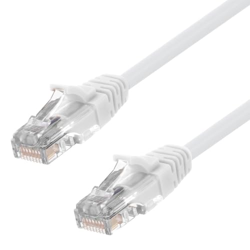 Cable patch NavePoint CAT5e UTP 1 pie 10 unidades blanco miniatura 1
