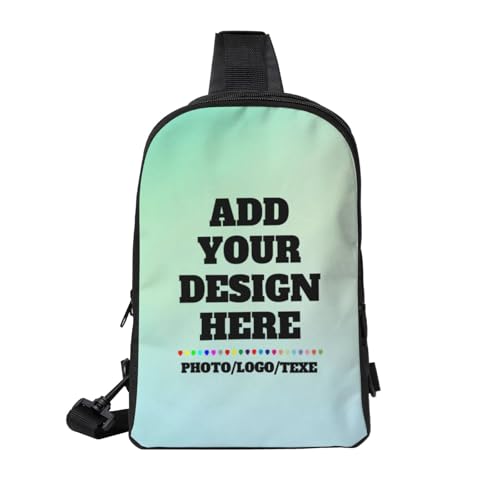 Custom Sling Bag Customized bags Personalized Shoulder Daypacks Crossbody Bags Chest Bag Travel Hiking Daypack
