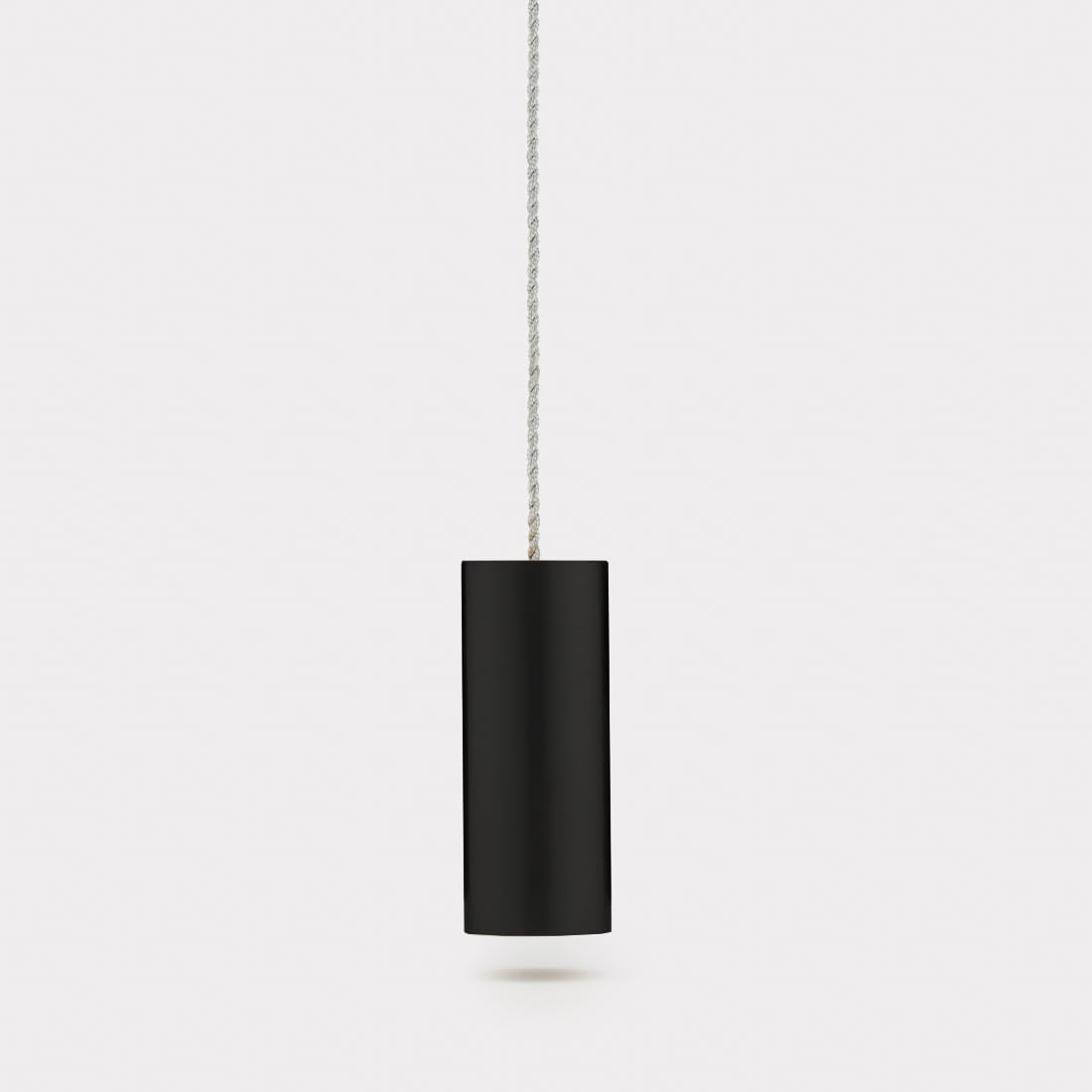 Pushka Home Ltd Black Pushka Home Brushed Solid Brass Round Cylindrical Bathroom Light Pulls (Black)