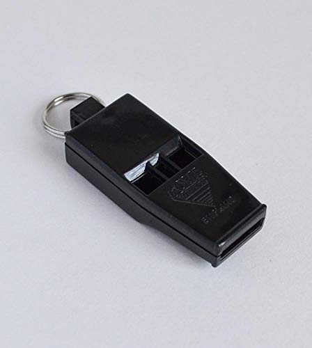Acme Slimline Tornado Model 636 Pealess Whistle Black - 2 Pack