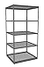 Tennsco ZM7-4236S-5PD-MGY Perforated Steel Shelf Unit, Starter, 42" Width, 36" Length, 84" Height, 250 lbs. Load Capacity, Medium Grey