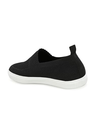 Buy STANPHORD Men Slip-On Casual Sneakers Black (TP 4189) - Image 7