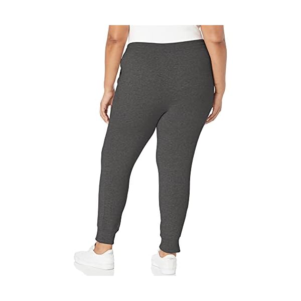 Amazon-Essentials-Womens-Relaxed-Fit-Fleece-Jogger-Sweatpant-Available-in-Plus-Size Amazon Essentials Women's Fleece Jogger Sweatpant (Available in Plus Size), Charcoal Heather, X-Large