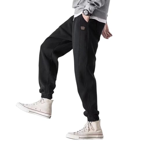Men's Sporty 2 Pack Bottom Closed Joggers Comfy Jogger Casual Elastic Band Jogging Casual Pants4