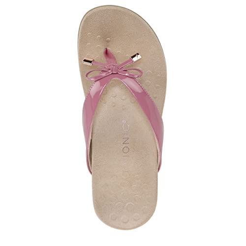 Image of Vionic Women's Rest Bella Toe Post Sandal- Supportive Ladies Orthotic Sandals that include Three Zone Comfort with Arch Support- Flip Flop for Ladies, Medium and Wide Width Size 5-12
