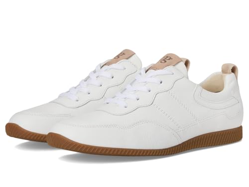 Paul Green Women's Chantel Sneakers, White Antelope Combo, 10.5