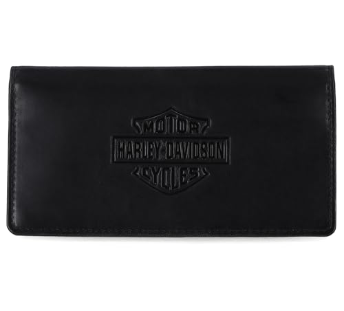 Harley-Davidson Men's Genuine Leather Rfid Blocking Rodeo