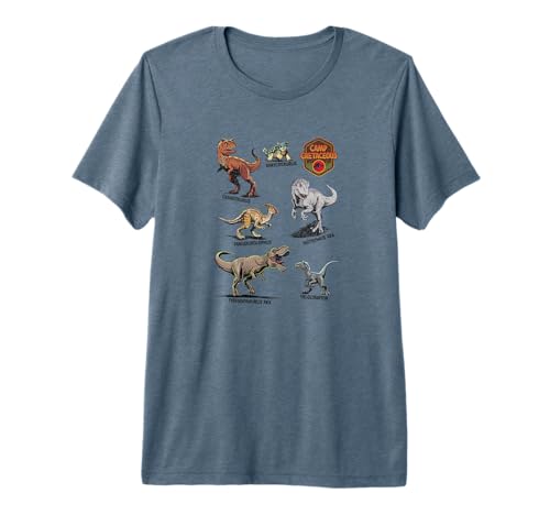 T-shirt Jurassic World Camp Cretaceous à manches courtes imprimé dinosaures
