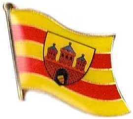 Hattorf Am Harz Flaggenpin - Anstecknadel 15x23mm Mit Butterflyclip