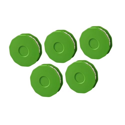 Colaxi 5Pcs Bike Chain Oiler Roller Lubricator Care Tool Easy to Use Convenient for Road Bike Sturdy Bicycle Chain Gear Oiler Roller, Green