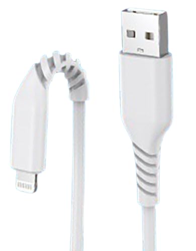 HIDISC HD-LAC3WH Lightning Cable, 3m White, Supports Fast Charging 2.4A, Bending, Plugging and Unplugging!