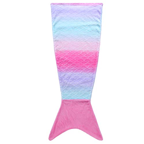 VHOME Zeemeermin Deken voor Kinderen - Perfect Gepersonaliseerde Warme Woonkamer Sofa Deken Slaapzak Speelgoed Kinderen… - Image 8