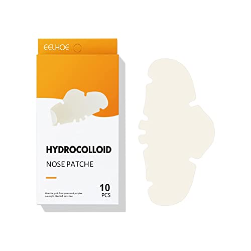 10 Pcs Nose Patch, Hydrocolloid Patches for Nose Pores Pimples Zits and Oil Pore Strips