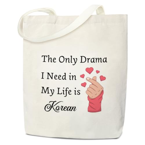 Doreen's Boutique K-Drama Tote Bag - Aesthetic Canvas Tote, K-Drama Gift for Women, K-pop Gifts for...