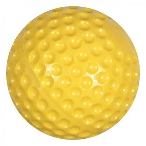 SPORTINGTOOLS Dimple Ball - Yellow Exercise & Fitness Recreation Ball - Polyurethane (PU) - 1 Piece