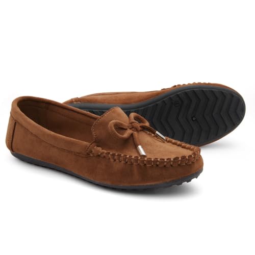 Image of Herstyle Loafers for Women - Slip-On Business Flats Shoes | Dressy Casual Walking Flats with Memory Foam Insole | Lightweight & Comfortable Moccasins for Office & Travel