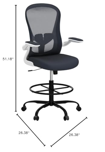 Silybon EX-938W Drafting Chair, Tall Office Chair thumb #1
