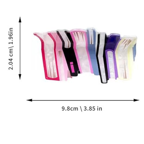 2pcs Book Hair Claw Clips Back To School Hair Clips for Thin Hair Funny Teacher Hair Jaw Barrettes Cute Hair Accessories for Women Book Lovers Teachers Appreaction Present.
