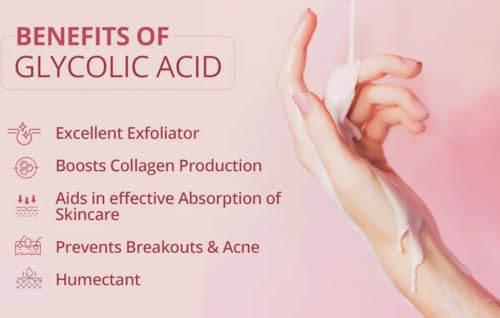 GLYCOLIC ACID (70%) (100gm) RAW for Cleansers, moisturizers, cream, masks and other D.I.Y Beauty products Etc.